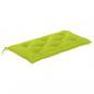 Preview: ARDEBO.de - Gartenbank-Auflage Hellgrün 100x50x7 cm Oxford-Gewebe