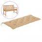 Preview: Gartenbank-Auflage Beige 120x50x7 cm Oxford-Gewebe
