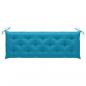Preview: Gartenbank-Auflage Hellblau 150x50x7 cm Oxford-Gewebe