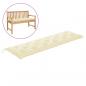 Preview: Gartenbank-Auflage Cremeweiß 180x50x7 cm Oxford-Gewebe