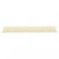 Preview: Gartenbank-Auflage Cremeweiß 180x50x7 cm Oxford-Gewebe