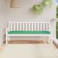 Preview: ARDEBO.de - Gartenbank-Auflage Grün 180x50x7 cm Oxford-Gewebe