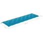 Preview: ARDEBO.de - Gartenbank-Auflage Hellblau 200x50x7 cm Oxford-Gewebe