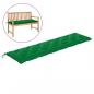 Preview: ARDEBO.de - Gartenbank-Auflage Grün 200x50x7 cm Oxford-Gewebe