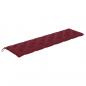 Preview: Gartenbank-Auflage Weinrot 200x50x7 cm Oxford-Gewebe