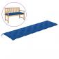 Preview: ARDEBO.de - Gartenbank-Auflage Blau200x50x7 cm Oxford-Gewebe