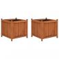 Preview: ARDEBO.de - Hochbeete 2 Stk. 50x50x50 cm Tannenholz