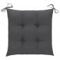 Preview: Stuhlkissen 6 Stk. Anthrazit 40x40x7 cm Oxford-Gewebe