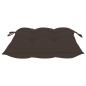 Preview: ARDEBO.de - Stuhlkissen 2 Stk. Taupe 40x40x7 cm Oxford-Gewebe