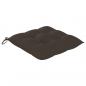 Preview: Stuhlkissen 4 Stk. Taupe 40x40x7 cm Oxford-Gewebe