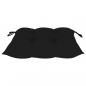 Preview: Stuhlkissen 6 Stk. Schwarz 50x50x7 cm Oxford-Gewebe
