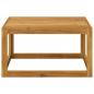 Preview: 4-tlg. Garten-Lounge-Set mit Auflagen Creme Massivholz Akazie