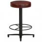 Preview: ARDEBO.de - Barhocker 2 Stk. 52 cm Echtleder