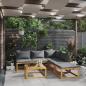 Preview: ARDEBO.de - 6-tlg. Garten-Lounge-Set mit Auflagen Massivholz Akazie