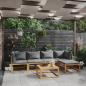Preview: 6-tlg. Garten-Lounge-Set mit Auflagen Massivholz Akazie