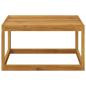 Preview: 6-tlg. Garten-Lounge-Set mit Auflagen Creme Massivholz Akazie