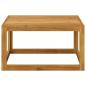 Preview: 6-tlg. Garten-Lounge-Set mit Auflagen Creme Massivholz Akazie