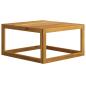 Preview: 7-tlg. Garten-Lounge-Set mit Auflagen Creme Massivholz Akazie