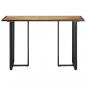 Preview: Esstisch 120 cm Raues Mangoholz