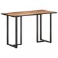 Preview: Esstisch 120 cm Raues Mangoholz
