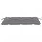 Preview: Gartenbank-Auflage Grau 100x50x7 cm Oxford-Gewebe