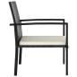 Preview: 5-tlg. Garten-Essgruppe Poly Rattan Schwarz