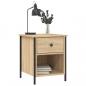 Preview: Nachttisch Sonoma-Eiche 40x42x50 cm Holzwerkstoff