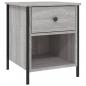 Preview: Nachttisch Grau Sonoma-Eiche 40x42x50 cm Holzwerkstoff
