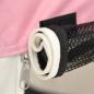 Preview: Faltbarer Welpenlaufstall mit Tragetasche Rosa 145x145x61 cm