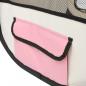Preview: Faltbarer Welpenlaufstall mit Tragetasche Rosa 145x145x61 cm