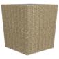 Preview: 3-tlg. Bistro-Set Poly Rattan und Hartglas Beige 