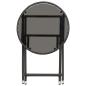 Preview: 3-tlg. Bistro-Set Poly Rattan und Hartglas Schwarz