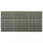 Preview: 5-tlg. Gartenbar-Set mit Kissen Poly Rattan Grau