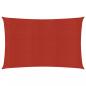 Preview: ARDEBO.de - Sonnensegel 160 g/m² Rot 3,5x5 m HDPE