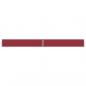 Preview: Ausziehbare Seitenmarkise 140x1200 cm Rot