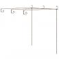 Preview: Garten-Pergola Antik-Braun 3x3x2,5 m Eisen 