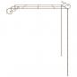 Preview: Garten-Pergola Antik-Braun 3x3x2,5 m Eisen 