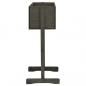 Preview: Garten-Spalier mit Blumenkasten Grau 45x30x74 cm Tannenholz