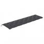 Preview: Gartenbank-Auflage Anthrazit 200x50x7 cm Oxford-Gewebe