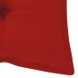 Preview: Gartenbank-Auflagen 2 Stk. Rot 120x50x7 cm Oxford-Gewebe