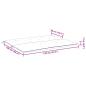 Preview: Gartenbank-Auflagen 2 Stk. Rot 120x50x7 cm Oxford-Gewebe