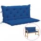 Preview: ARDEBO.de - Gartenbank-Auflagen 2 Stk. Blau 120x50x7 cm Oxford-Gewebe