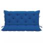 Preview: Gartenbank-Auflagen 2 Stk. Blau 120x50x7 cm Oxford-Gewebe