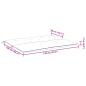 Preview: Gartenbank-Auflagen 2 Stk. Blau 120x50x7 cm Oxford-Gewebe
