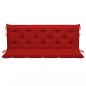 Preview: ARDEBO.de - Gartenbank-Auflagen 2 Stk. Rot 150x50x7 cm Oxford-Gewebe