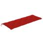 Preview: Gartenbank-Auflagen 2 Stk. Rot 150x50x7 cm Oxford-Gewebe