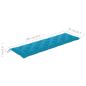 Preview: Gartenbank-Auflagen 2 Stk. Hellblau 180x50x7 cm Oxford-Gewebe