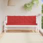 Preview: Gartenbank-Auflage Rot 180x(50+50)x7 cm Oxford-Gewebe