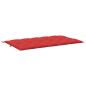 Preview: Gartenbank-Auflage Rot 180x(50+50)x7 cm Oxford-Gewebe