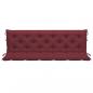 Preview: Gartenbank-Auflagen 2 Stk. Weinrot 180x50x7 cm Oxford-Gewebe